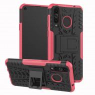 Чехол Hybrid Armor для Samsung Galaxy A8s (черный + розовый)