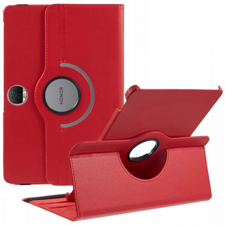 Поворотный чехол для Honor Pad 9 (красный)