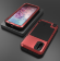 Гибридный чехол LOVE MEI для Samsung Galaxy Note 10+ (Plus) (красный)