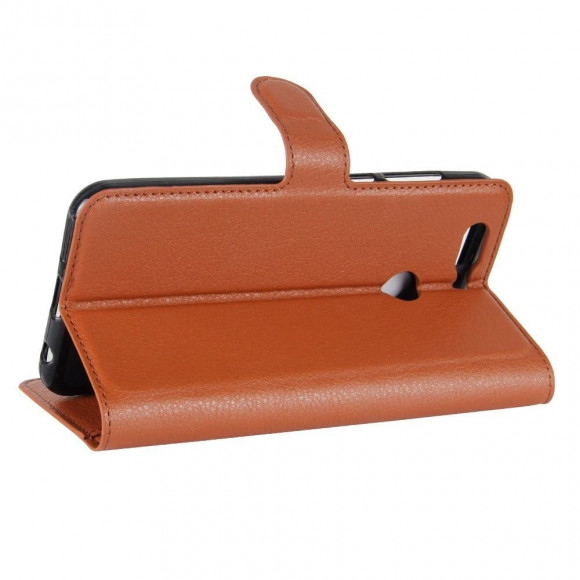 Чехол с визитницей для Huawei Nova 2 (коричневый) Чехол с визитницей для Huawei Nova 2 (коричневый)