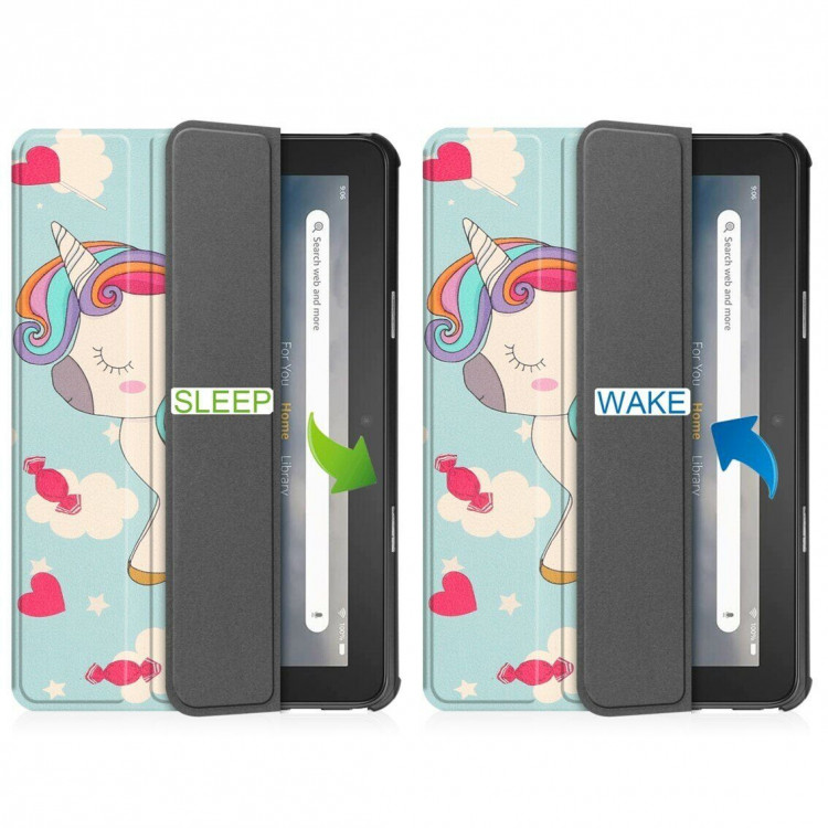 Чехол Smart Case для Amazon Fire 7 (2022) (Unicorn)