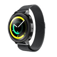 Миланский сетчатый браслет Luxury для Samsung Gear Sport / Gear S2 Classic / Galaxy Watch 42мм / Watch Active / Watch 3 (41мм) / Watch4 (черный) Миланский сетчатый браслет Luxury для Samsung Gear Sport / Gear S2 Classic / Galaxy Watch 42мм / Watch Active / Watch 3 (41мм) / Watch4 (черный)