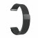 Миланский сетчатый браслет Luxury для Samsung Gear Sport / Gear S2 Classic / Galaxy Watch 42мм / Watch Active / Watch 3 (41мм) / Watch4 (черный)