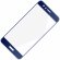 Защитное стекло 3D для Huawei Honor 8 (синий)