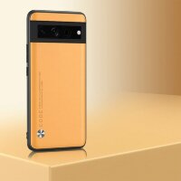 Чехол из искусственной кожи для Google Pixel 7 (желтый)