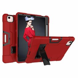 Гибридный TPU чехол для Apple iPad Pro 11 / iPad Air 4 (2020) / iPad Air 5 (2022) (красный+черный)