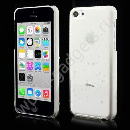 Пластиковый чехол для iPhone 5C (белый)