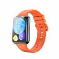 Силиконовый ремешок для Huawei Watch Fit 2 (оранжевый) Силиконовый ремешок для Huawei Watch Fit 2 (оранжевый)