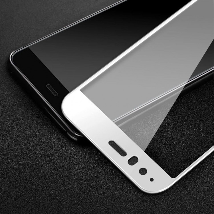 Защитное стекло 3D для Huawei P10 Plus (белый)