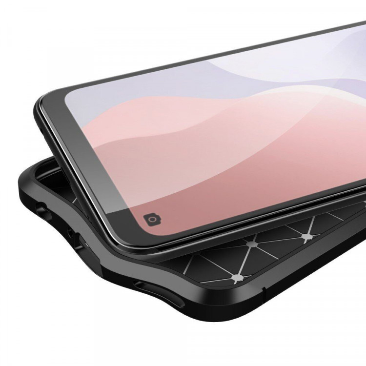 Чехол-накладка Litchi Grain для Honor 30S (CDY-NX9A) (темно-синий)