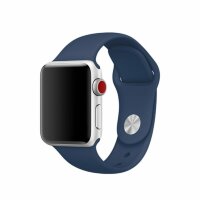 Спортивный ремешок для Apple Watch 38 и 40мм (темно-синий)