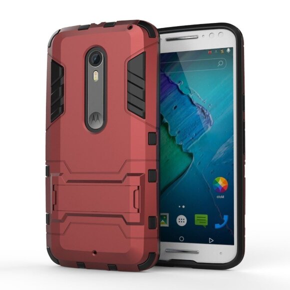 Чехол Duty Armor для Motorola Moto X Style (красный) Чехол Duty Armor для Motorola Moto X Style (красный)