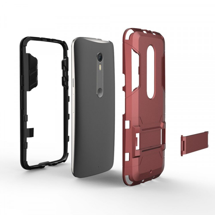 Чехол Duty Armor для Motorola Moto X Style (красный)