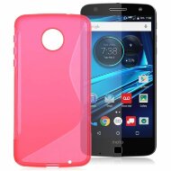 Нескользящий чехол для Motorola Moto Z Force (малиновый) Нескользящий чехол для Motorola Moto Z Force (малиновый)