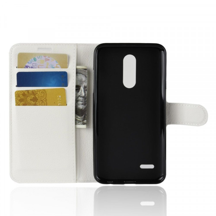 Чехол с визитницей для LG K10 (2018) / LG K30 (белый)