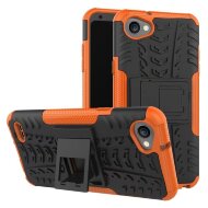 Чехол Hybrid Armor для LG Q6 / LG Q6a / LG Q6+ (черный + оранжевый) Чехол Hybrid Armor для LG Q6 / LG Q6a / LG Q6+ (черный + оранжевый)