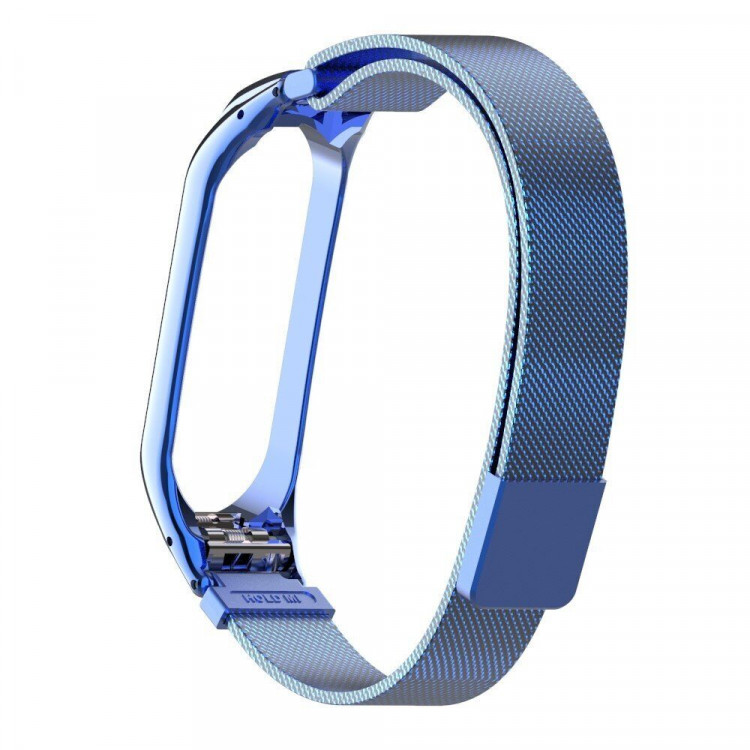 Сетчатый браслет для Xiaomi Mi Band 4 (голубой)