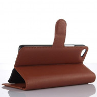 Чехол с визитницей для Lenovo S60 (коричневый) Чехол с визитницей для Lenovo S60 (коричневый)