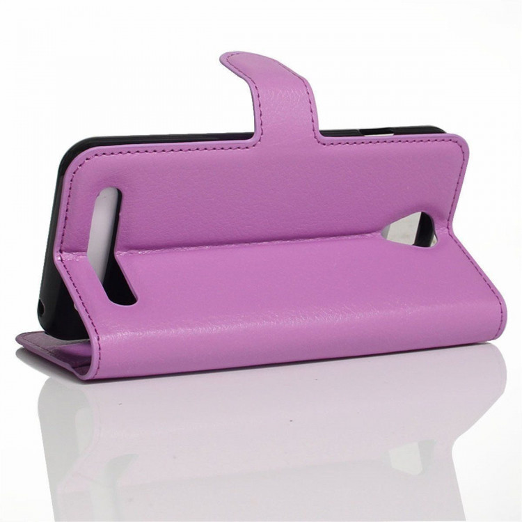 Чехол с визитницей для Lenovo Vibe C2 Power (фиолетовый)