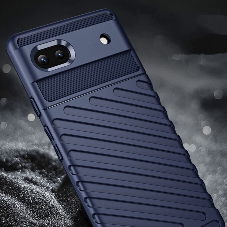 Чехол-накладка Thunder Series для Google Pixel 6a (темно-синий)