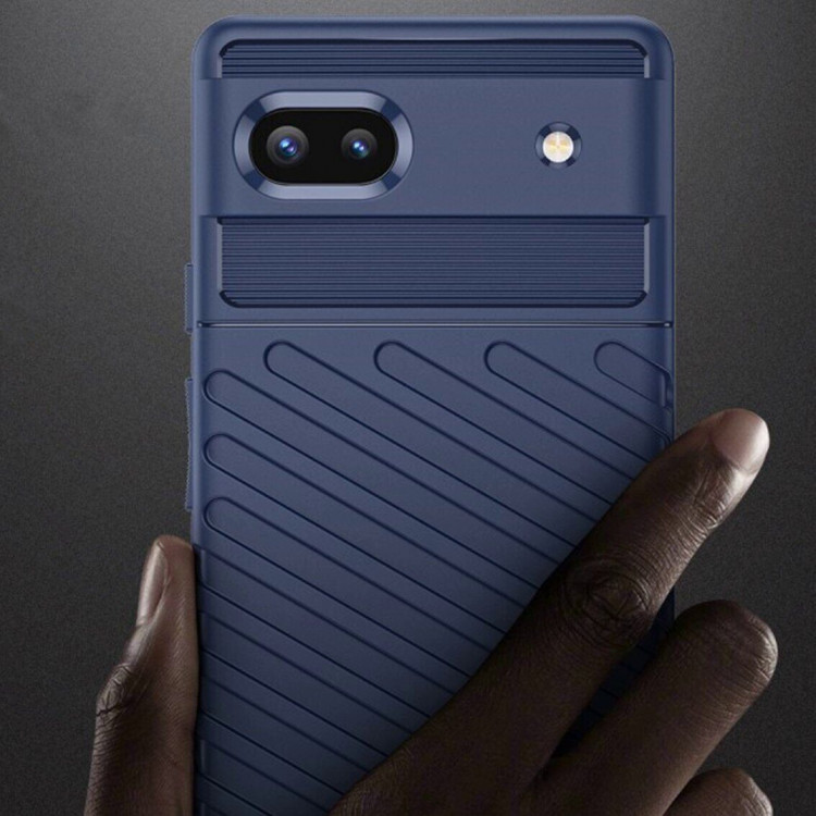 Чехол-накладка Thunder Series для Google Pixel 6a (темно-синий)