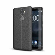 Чехол-накладка Litchi Grain для Nokia 8 Sirocco (черный) Чехол-накладка Litchi Grain для Nokia 8 Sirocco (черный)
