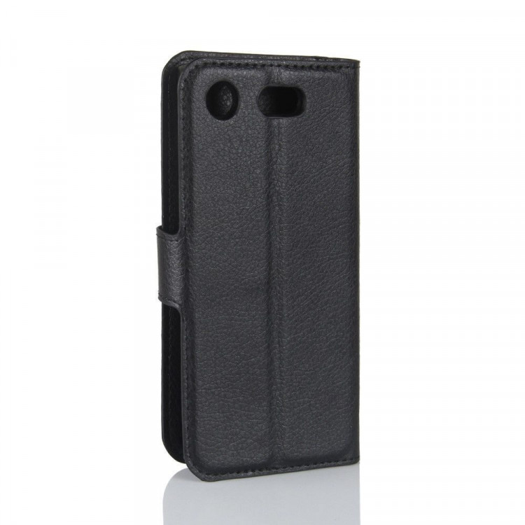 Чехол с визитницей для Sony Xperia XZ1 Compact (черный)