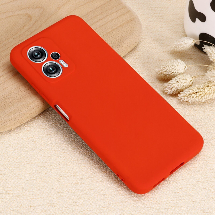 Силиконовый чехол Mobile Shell для Poco X4 GT (красный)