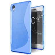 Нескользящий чехол для Sony Xperia XA1 (голубой) Нескользящий чехол для Sony Xperia XA1 (голубой)