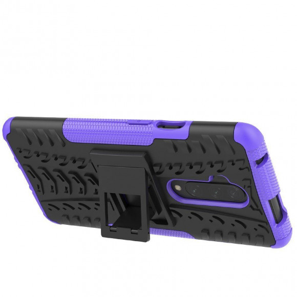Чехол Hybrid Armor для OnePlus 7T Pro (черный + фиолетовый) Чехол Hybrid Armor для OnePlus 7T Pro (черный + фиолетовый)