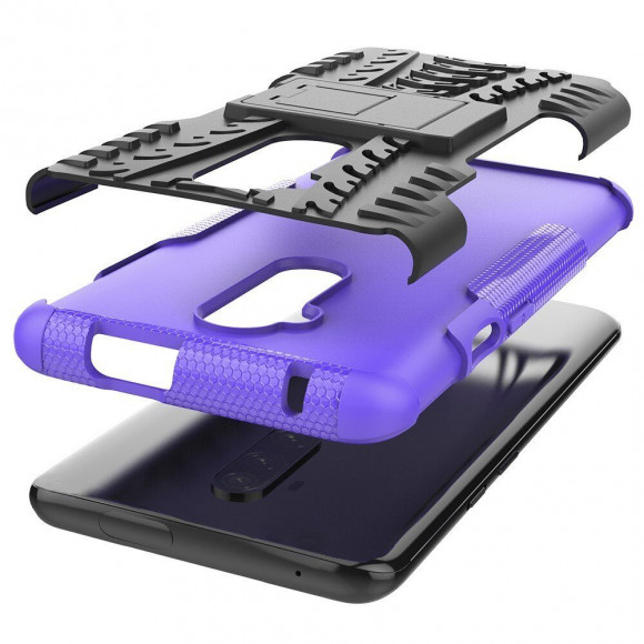 Чехол Hybrid Armor для OnePlus 7T Pro (черный + фиолетовый) Чехол Hybrid Armor для OnePlus 7T Pro (черный + фиолетовый)