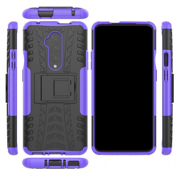 Чехол Hybrid Armor для OnePlus 7T Pro (черный + фиолетовый) Чехол Hybrid Armor для OnePlus 7T Pro (черный + фиолетовый)