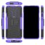 Чехол Hybrid Armor для OnePlus 7T Pro (черный + фиолетовый)