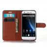 Чехол с визитницей для DOOGEE F3 / F3 Pro (коричневый)