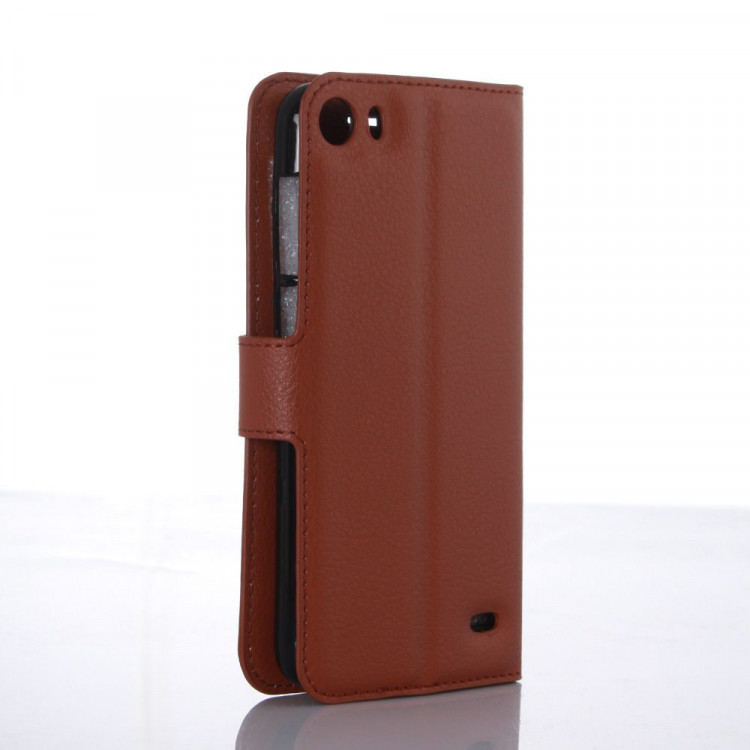 Чехол с визитницей для DOOGEE F3 / F3 Pro (коричневый)