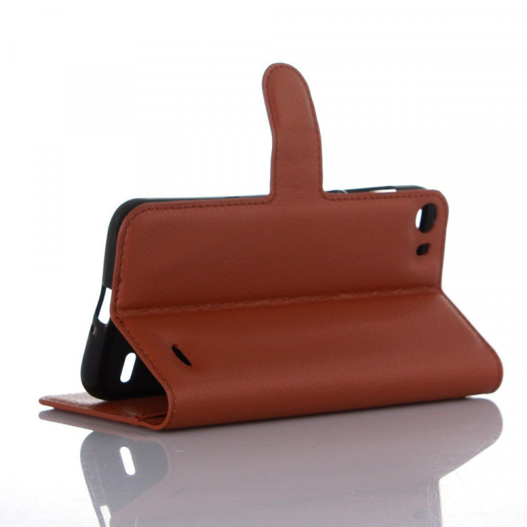 Чехол с визитницей для DOOGEE F3 / F3 Pro (коричневый)