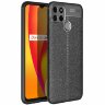 Чехол-накладка Litchi Grain для Realme C25, Realme C25S, Realme C12 (черный)