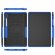 Чехол Hybrid Armor для Samsung Galaxy Tab S7+ (Plus) SM-T970 / SM-T975 и Galaxy Tab S8+ (Plus) SM-X800 / SM-X806 (черный + голубой)