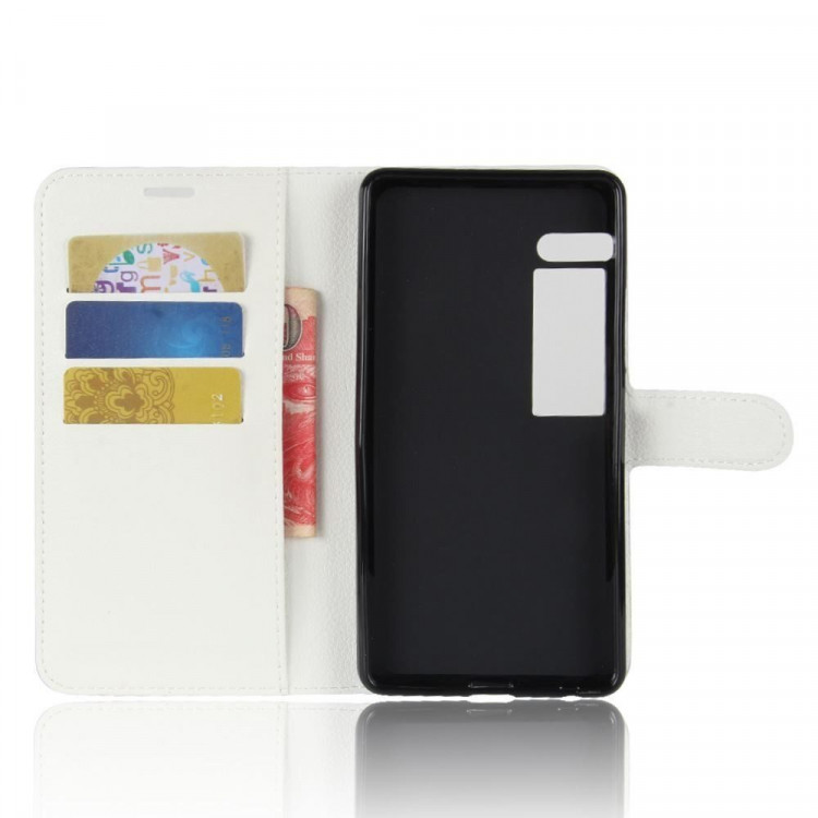 Чехол с визитницей для Meizu Pro 7 (белый)