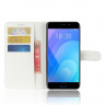 Чехол с визитницей для Meizu M6 Note (белый)