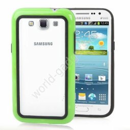 Бампер для Samsung Galaxy Win / i8550 (зеленый)