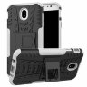 Чехол Hybrid Armor для Samsung Galaxy J7 2017 (черный + белый)