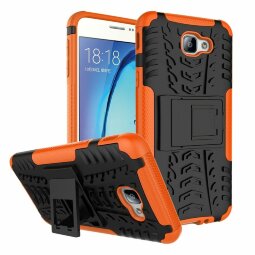 Чехол Hybrid Armor для Samsung Galaxy J5 Prime SM-G570F (черный + оранжевый)
