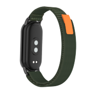 Ремешок с нейлоновой петлей для Xiaomi Mi Smart Band 8, Xiaomi Mi Band 8 (армейский зеленый) Ремешок с нейлоновой петлей для Xiaomi Mi Smart Band 8, Xiaomi Mi Band 8 (армейский зеленый)