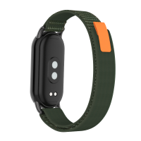 Ремешок с нейлоновой петлей для Xiaomi Mi Smart Band 8, Xiaomi Mi Band 8 (армейский зеленый)