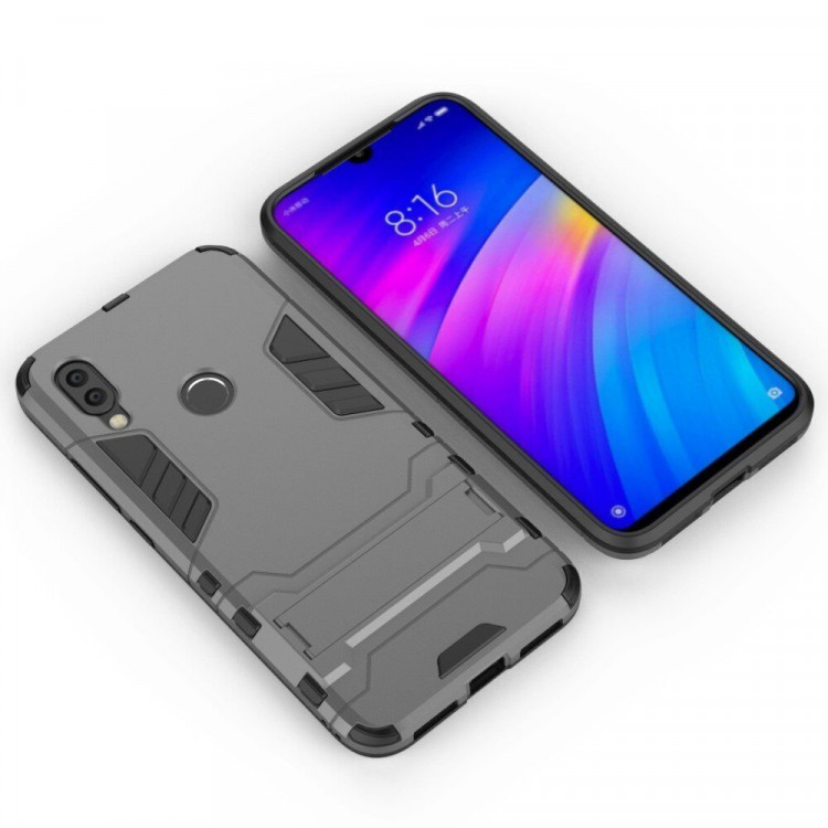 Чехол Duty Armor для Xiaomi Redmi 7 / Redmi Y3 (серый)