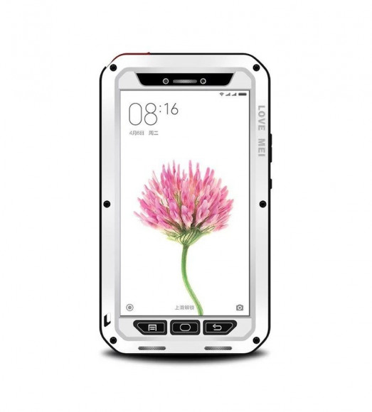 Гибридный чехол LOVE MEI для Xiaomi Mi Max (белый) Гибридный чехол LOVE MEI для Xiaomi Mi Max (белый)