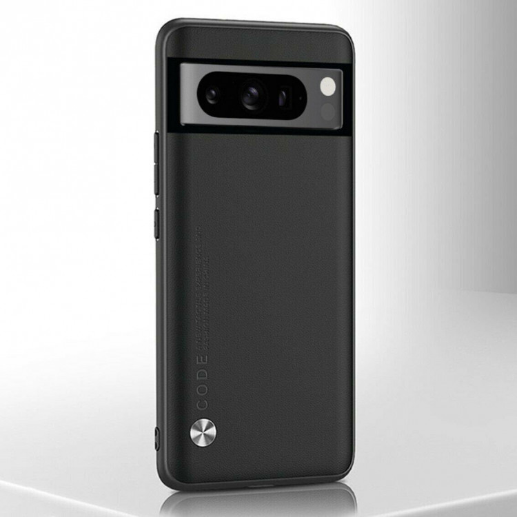 Чехол из искусственной кожи для Google Pixel 8 Pro (черный)