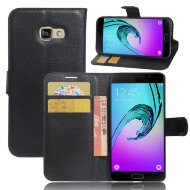 Чехол с визитницей для Samsung Galaxy A3 (2017) SM-A320F (черный)