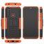 Чехол Hybrid Armor для Xiaomi Redmi Note 8 (черный + оранжевый)